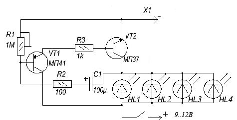 Схемы светодиодах транзисторах. Схема мигающий светодиод 1,5 вольт. Схема мигающего светодиода на 12 вольт. Схема мигания светодиода 12 вольт. Мигающий светодиод на кт315.