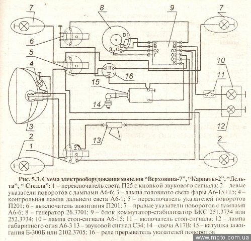 252 3734 коммутатор схема