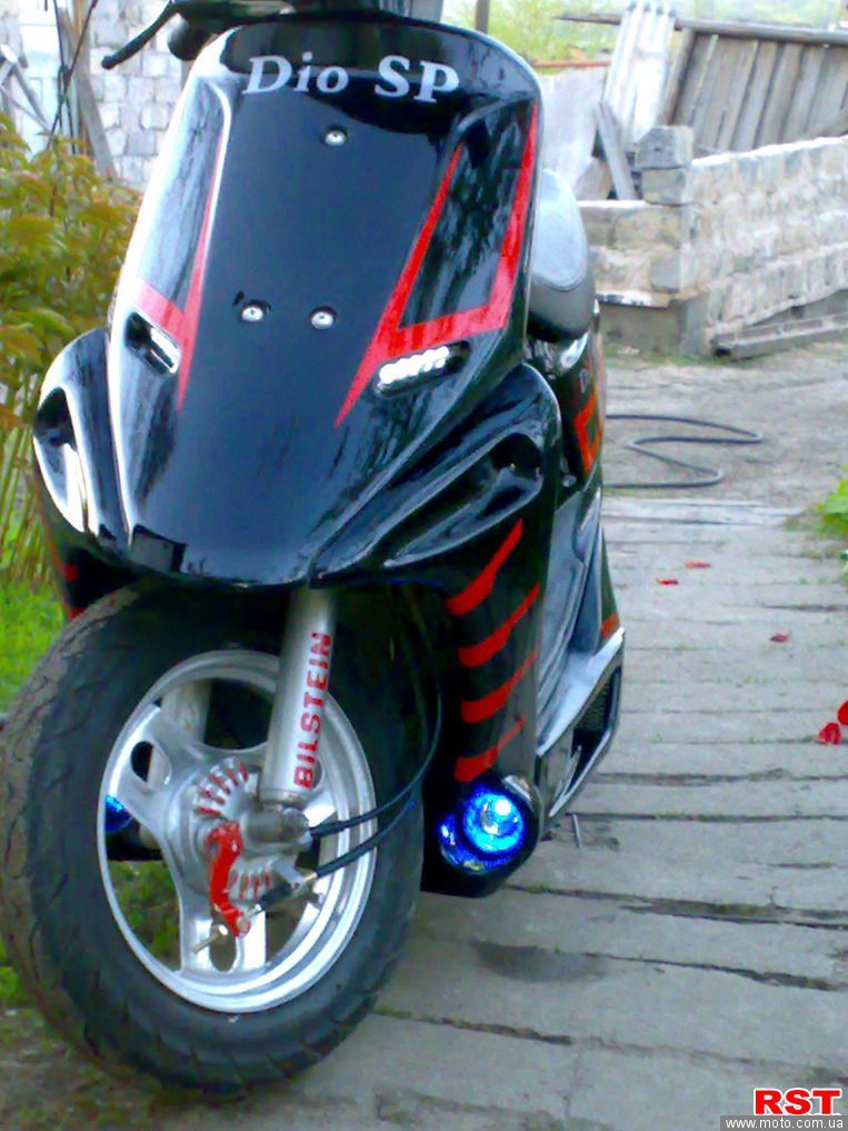 Покраска Honda Dio 27