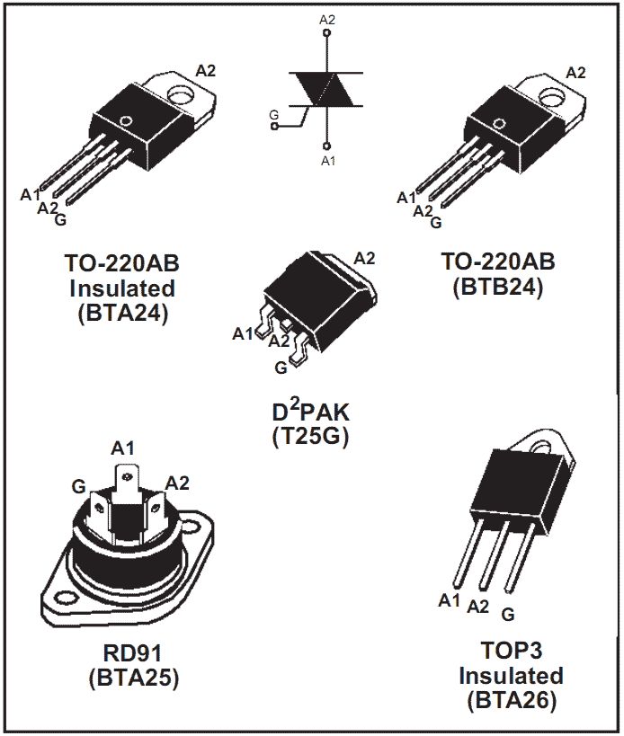 Bta24 800 схема включения