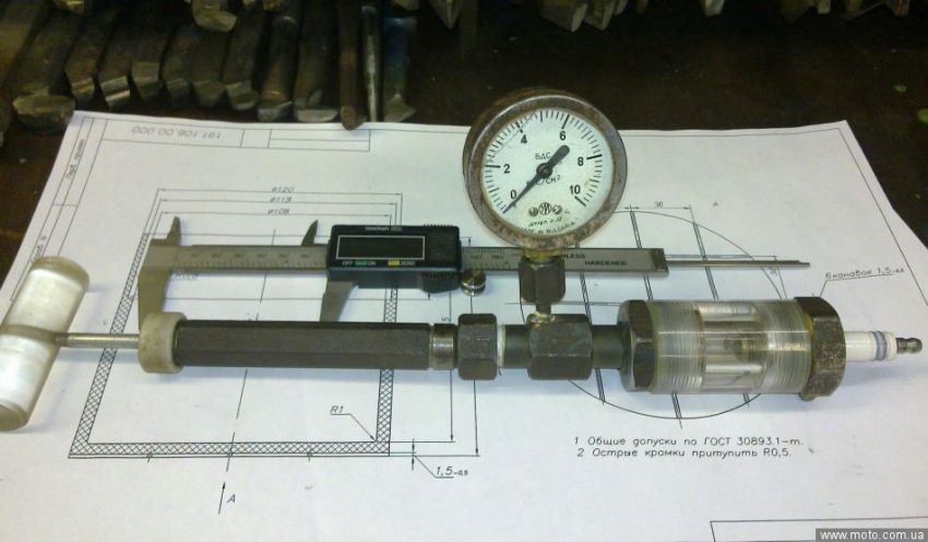 Проверка свечей зажигания под давлением своими руками схема подключения