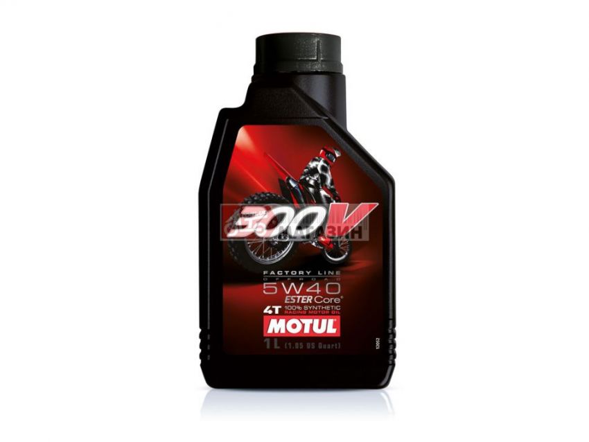 масло motul 4t 300v factory line off road 5w40 (1л