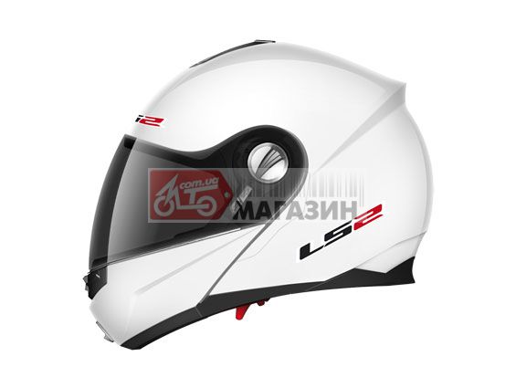  шлем (модуляр) ls2 ff386  ride solid белый глянце