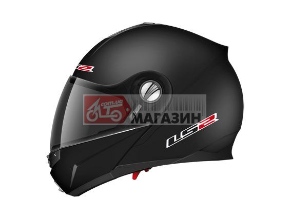 шлем (модуляр) ls2 ff386  ride solid черный матовы