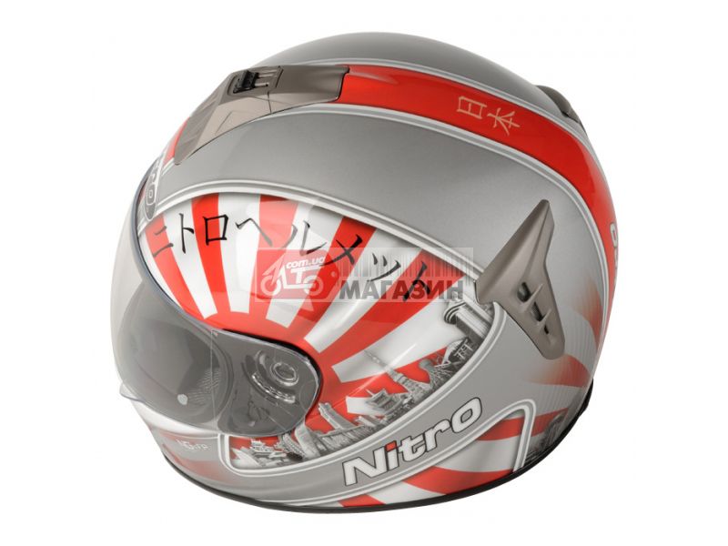 шлем nitro ngfp japan white-red (интеграл)