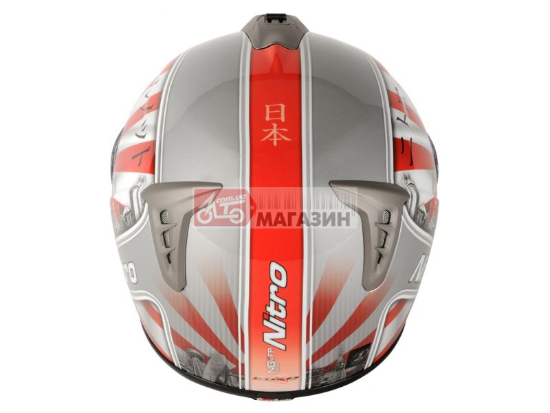 шлем nitro ngfp japan white-red (интеграл)