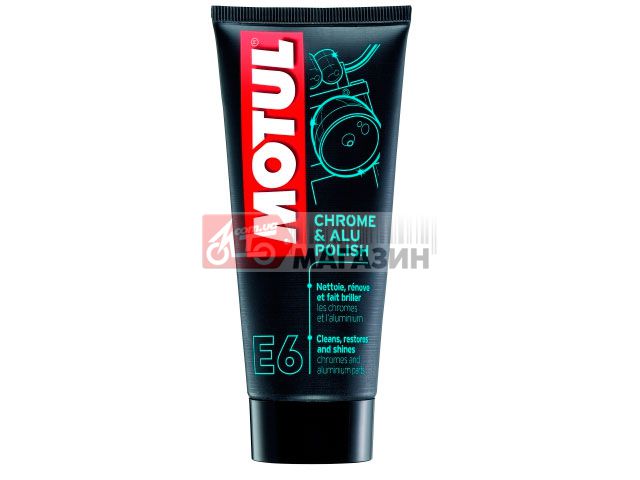 крем motul e6 chrome & alu polish (100ml)