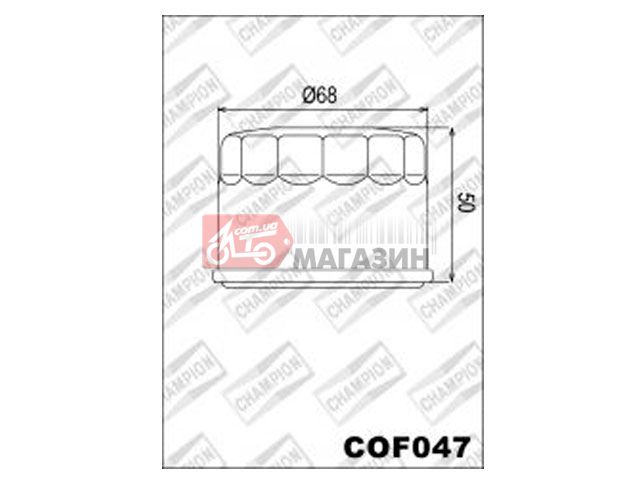 фильтр масляный champion ch cof047