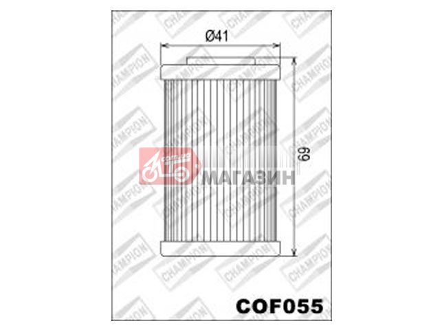 фильтр масляный champion ch cof055