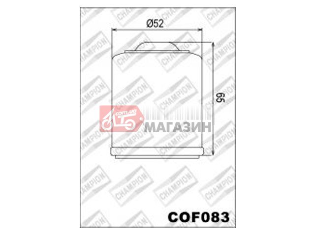 фильтр масляный champion ch cof083