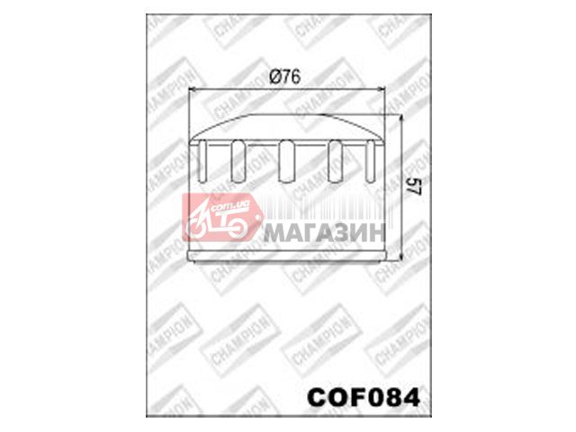 фильтр масляный champion ch cof084 