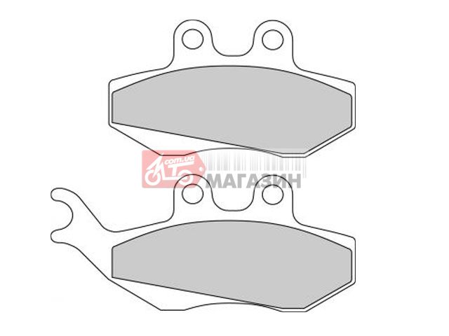 тормозные колодки ferodo fe fdb2106ag