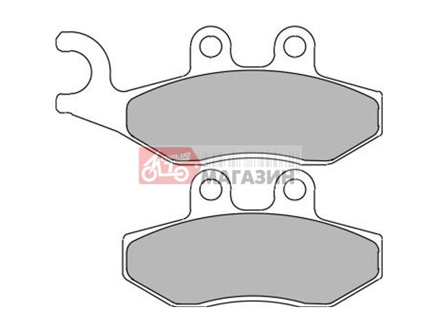 тормозные колодки ferodo fe fdb2142ag