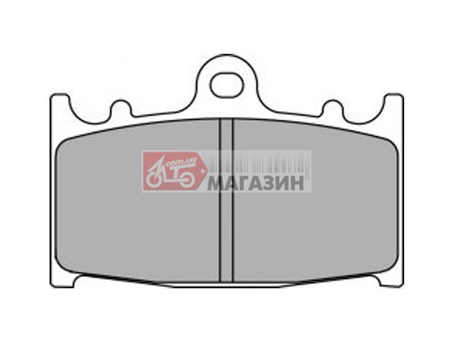 тормозные колодки ferodo fe fdb2163st