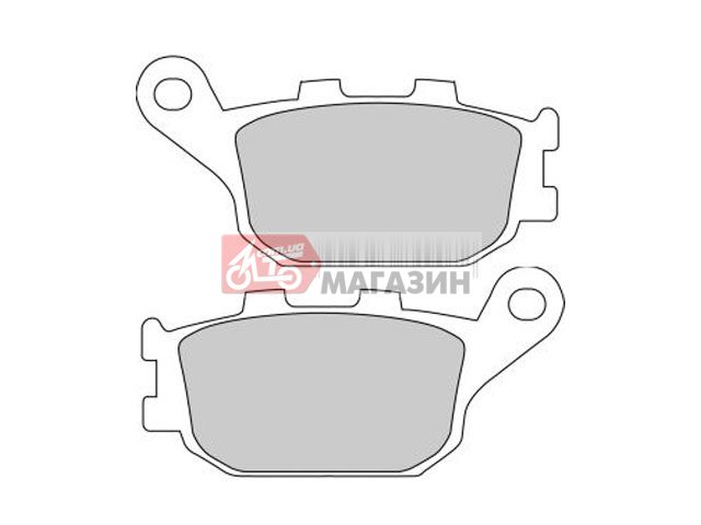 тормозные колодки ferodo fe fdb754p