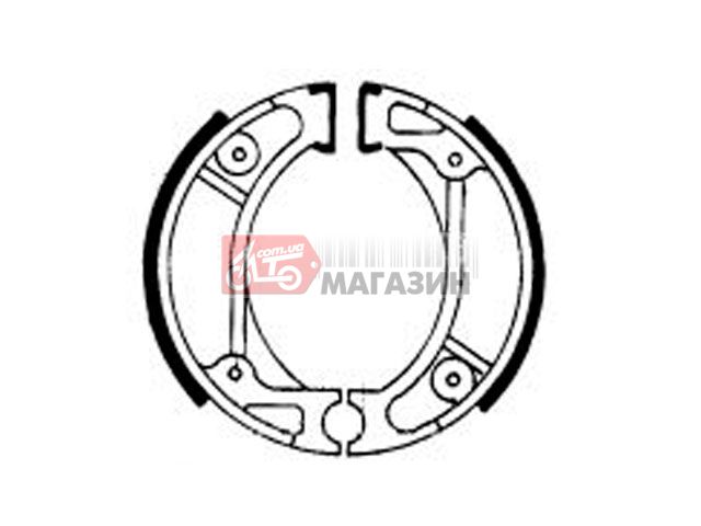 тормозные колодки барабанные ferodo fe fsb714