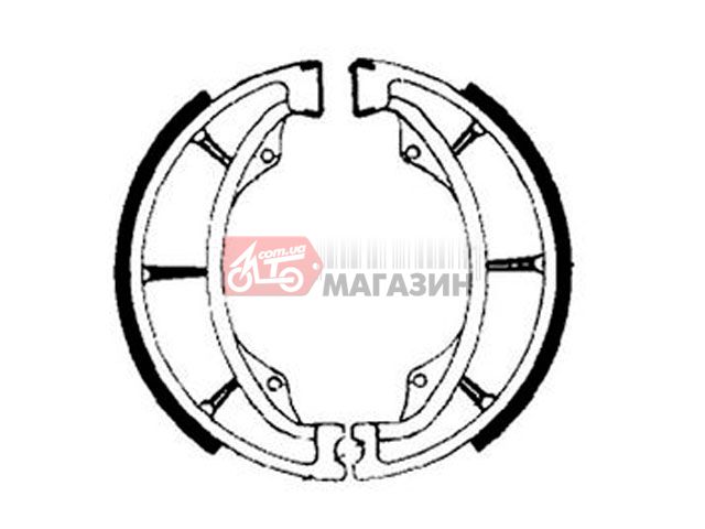 тормозные колодки барабанные ferodo fe fsb721