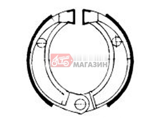 тормозные колодки барабанные ferodo fe fsb756