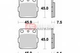 Гальмівні колодки Braking BR 686CM44