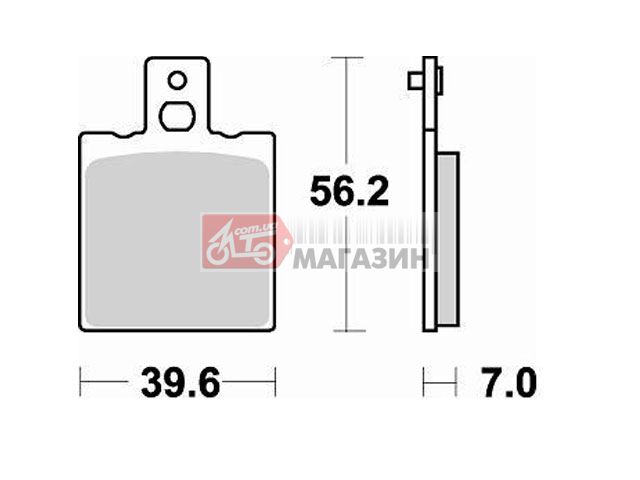 тормозные колодки braking br 612sm1