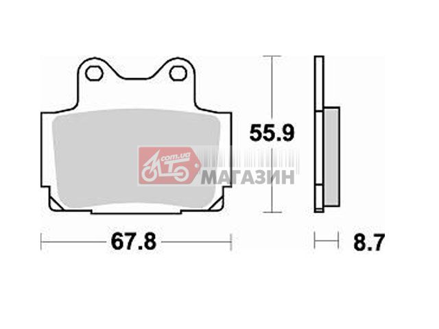 тормозные колодки braking br 679sm1