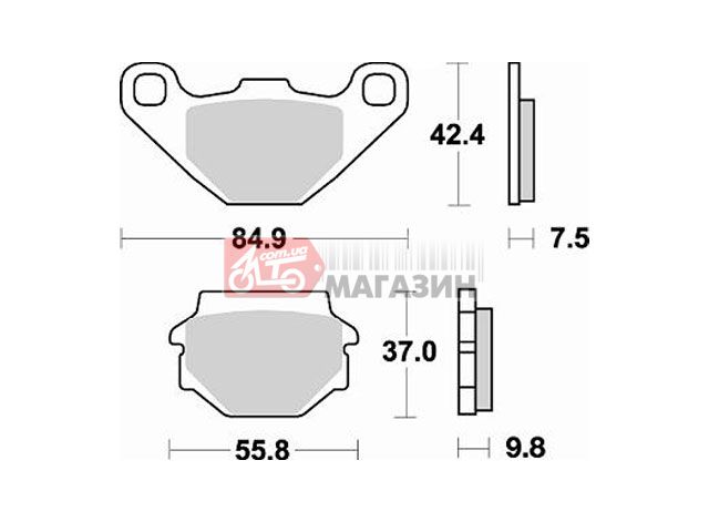 тормозные колодки braking br 669sm1