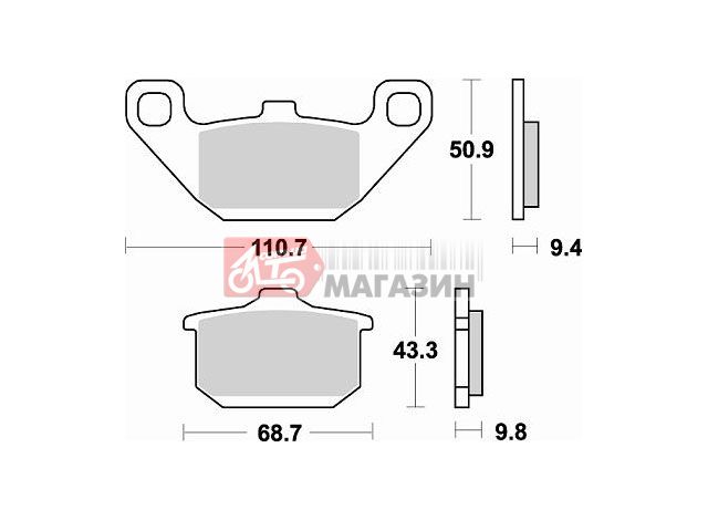 тормозные колодки braking br 662sm1