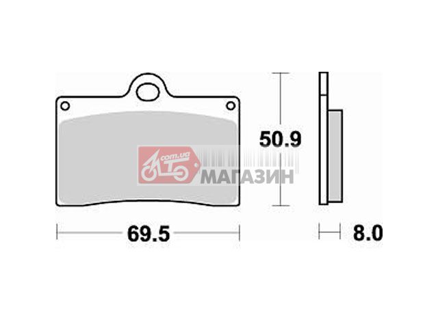 тормозные колодки braking br 688cm55