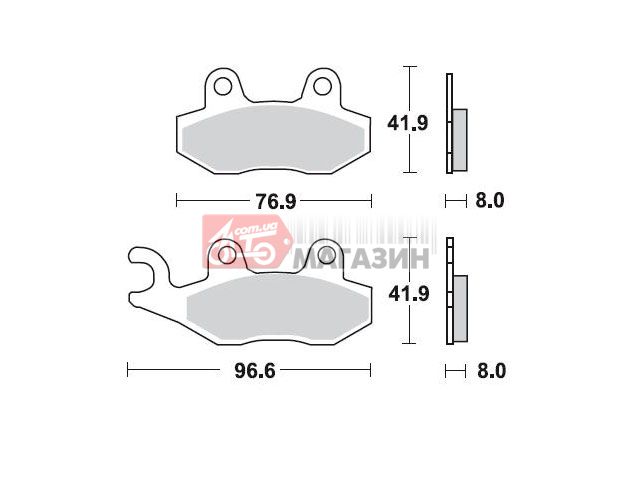 тормозные колодки braking br 696cm44