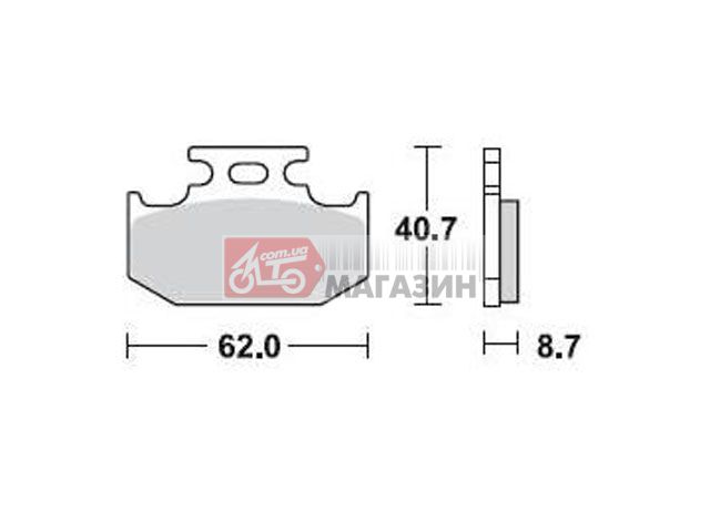 тормозные колодки braking br 722cm44