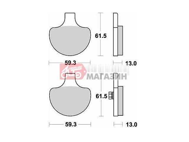 тормозные колодки braking br 732cm77