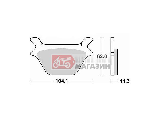 тормозные колодки braking br 734cm88