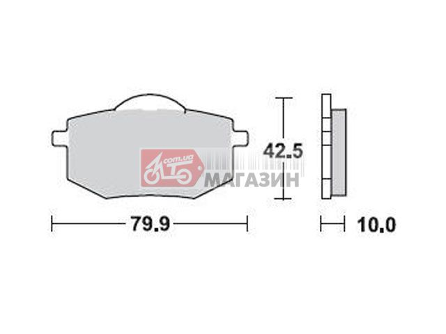 тормозные колодки braking br 735sm1