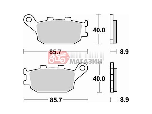 тормозные колодки braking br 742cm56