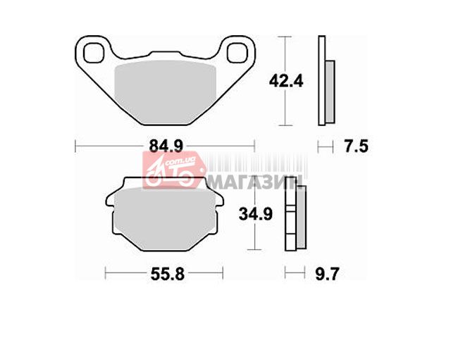 тормозные колодки braking br 743sm1