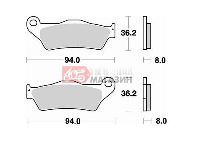 тормозные колодки braking br 746cm44