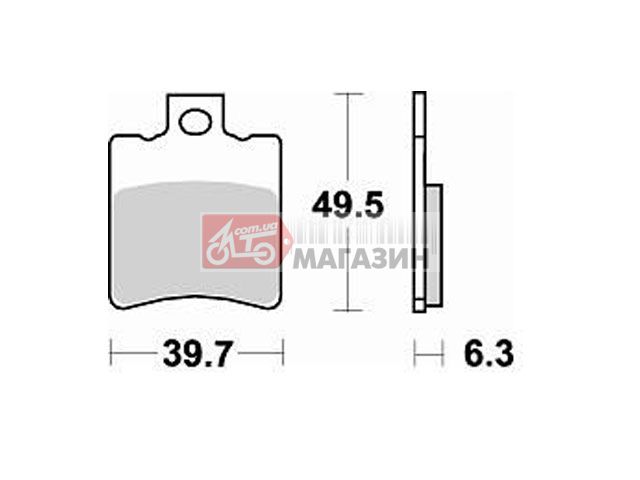 тормозные колодки braking br 761sm1