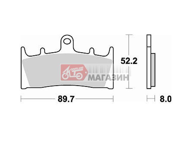 тормозные колодки braking br 764sm1