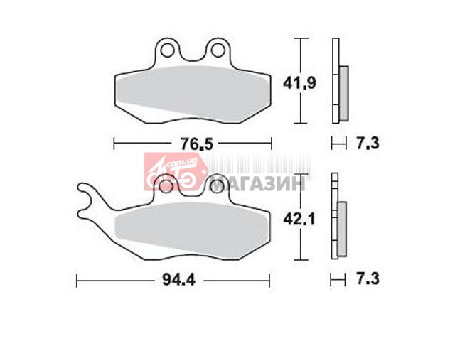 тормозные колодки braking br 770sm1