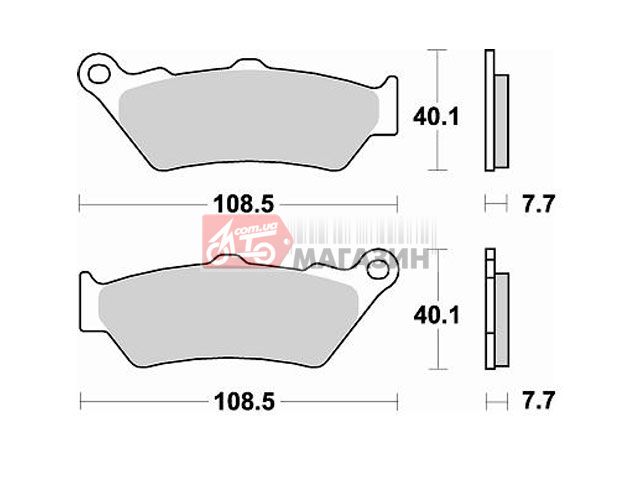 тормозные колодки braking br 780cm55