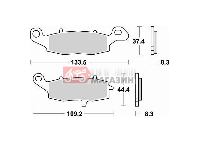 тормозные колодки braking br 782cm55