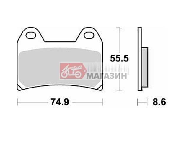 тормозные колодки braking br 784cm55