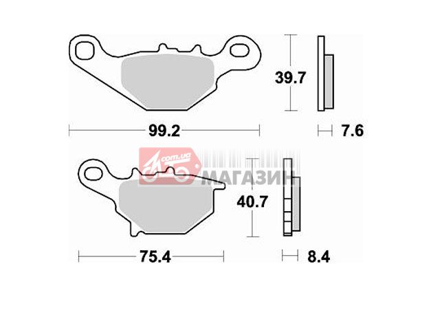 тормозные колодки braking br 785sm1