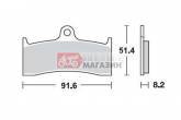 Гальмівні колодки Braking BR 801CM55