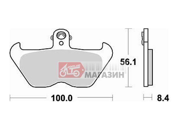 тормозные колодки braking br 806cm55