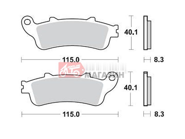 тормозные колодки braking br 813cm55