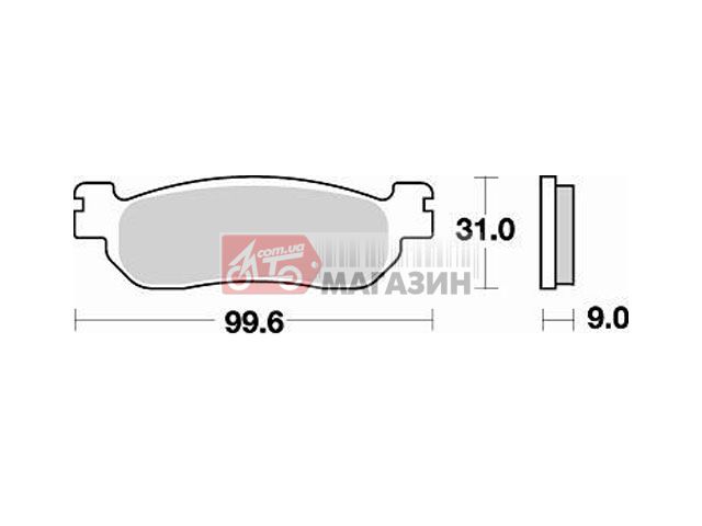 тормозные колодки braking br 822sm1