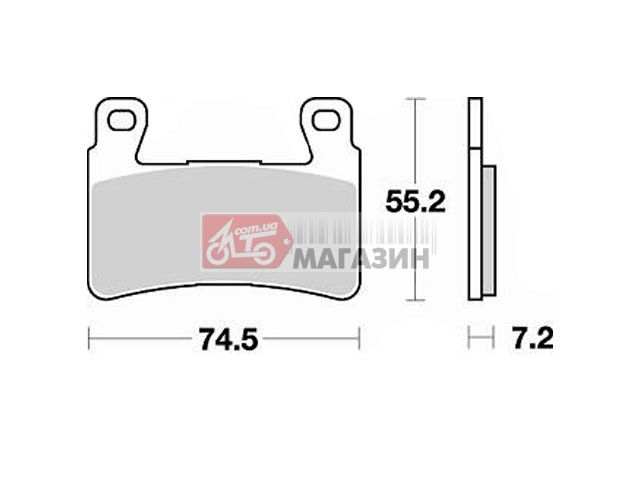 тормозные колодки braking br 827cm55