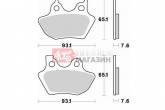 Гальмівні колодки Braking BR 843CM77