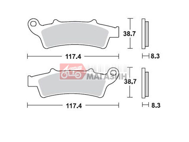 тормозные колодки braking br 853sm1